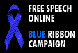 Blue Ribbon, Free speach online movement, click here to learn how you can help to safeguard Free Speach online.